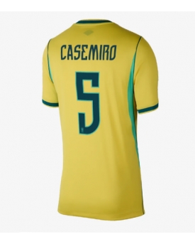 Billige Fotballdrakt Brasil Casemiro #5 Replika Hjemmedrakt Dame VM 2026 Kortermet Billige Fotballdrakt Brasil Casemiro #5 Replika Hjemmedrakt Dame VM 2026 Kortermet